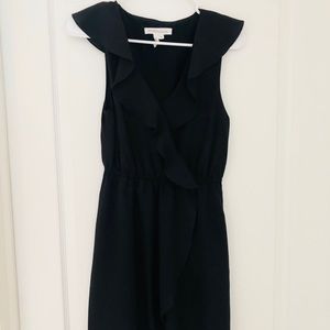 Solid Black - BCBG Dress with Ruffles